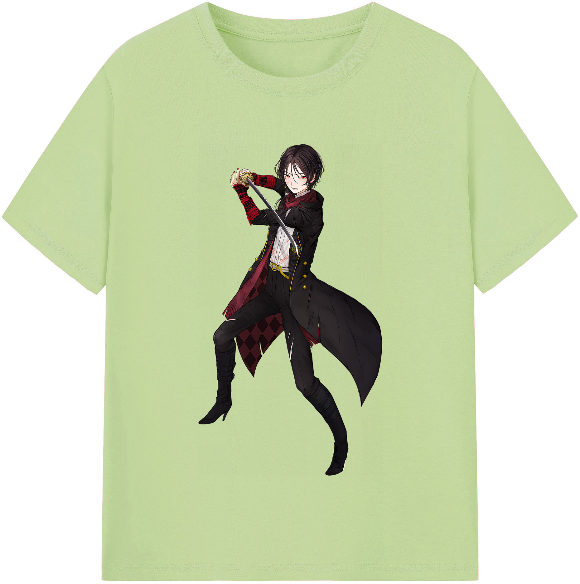 （画像用） 刀剣乱舞 Touken Ranbu 綿100％半袖Tシャツ（フロントプリント）